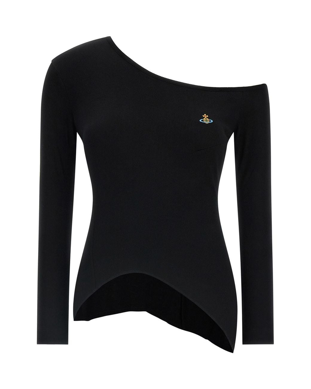 Vivienne Westwood Black 'orgy Shoulder' T-shirt