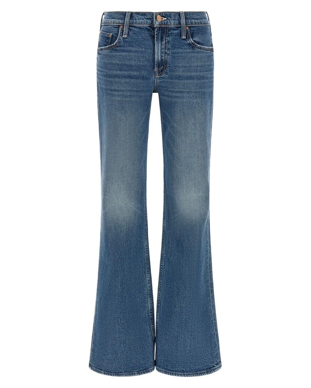 Mother Blue 'the Jinx Heel' Jeans