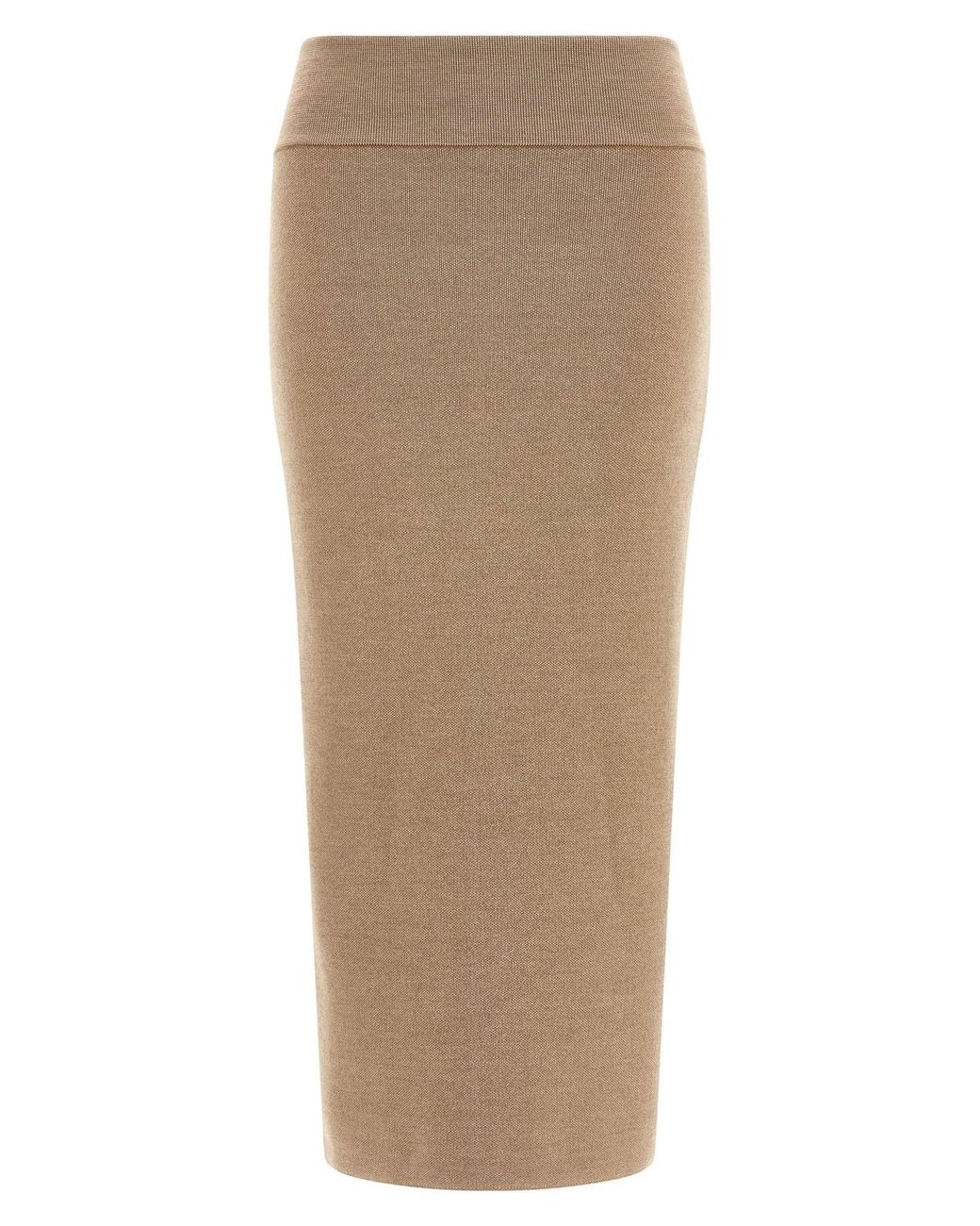 Jacquemus Natural 'la Jupe Maille Doppio' Skirt