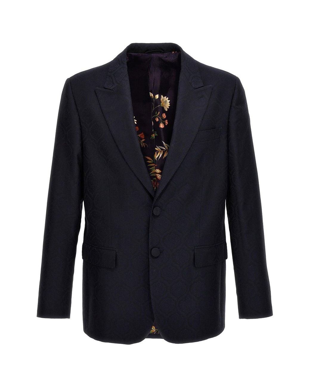 Etro Blue Blazer 'Giacca Monopetto' for men