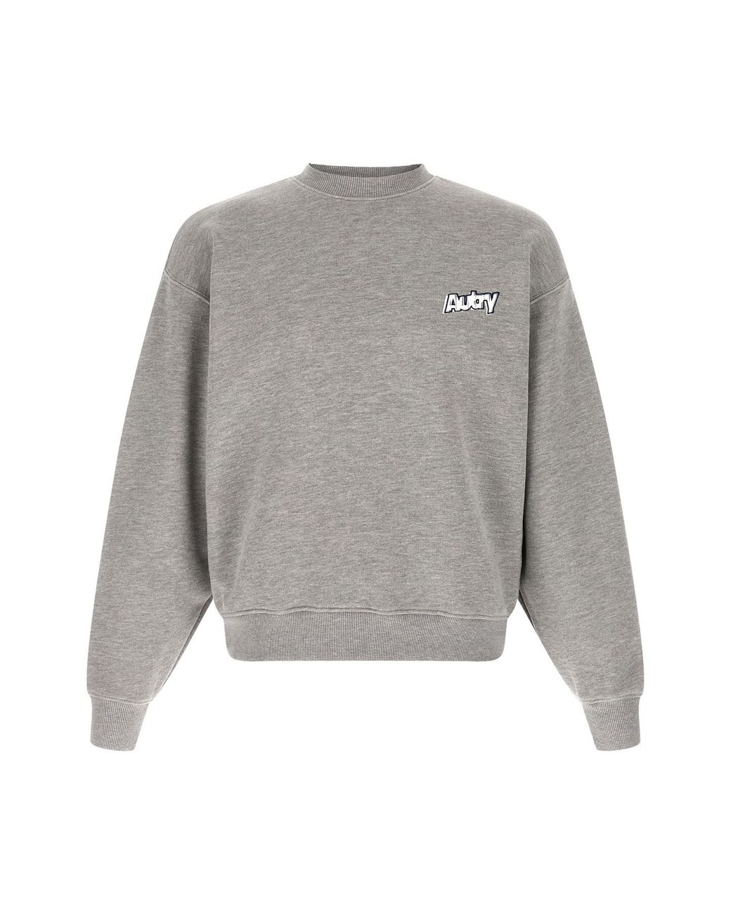 Autry Gray Logo Print Embroidery Sweatshirt for men