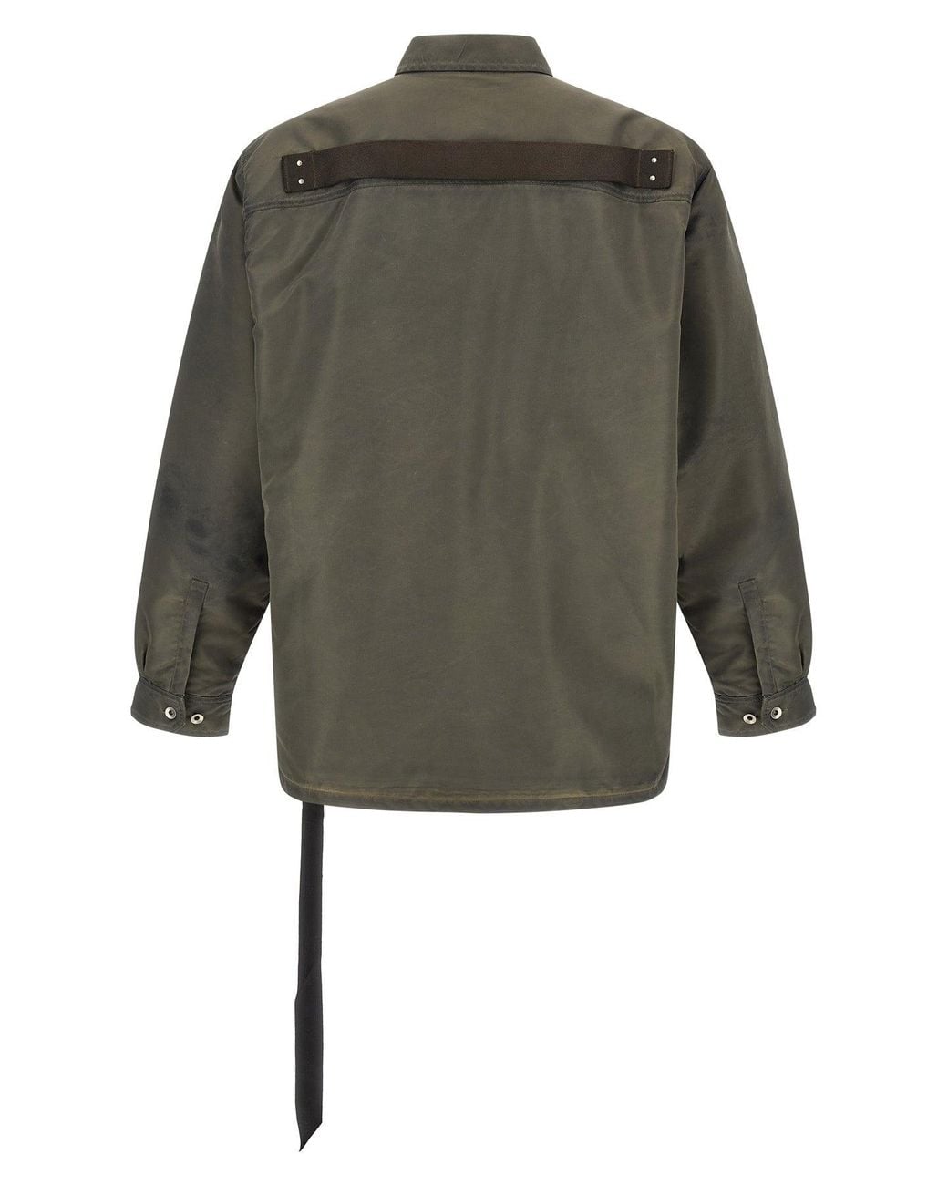 Rick Owens Green Jumbo Outershirt Jacket for men