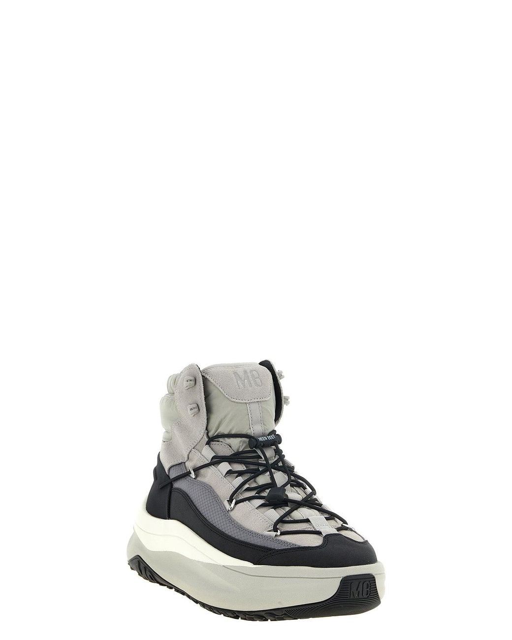 Moon Boot White Sneakers 'Moon247 Xlace Mid' for men