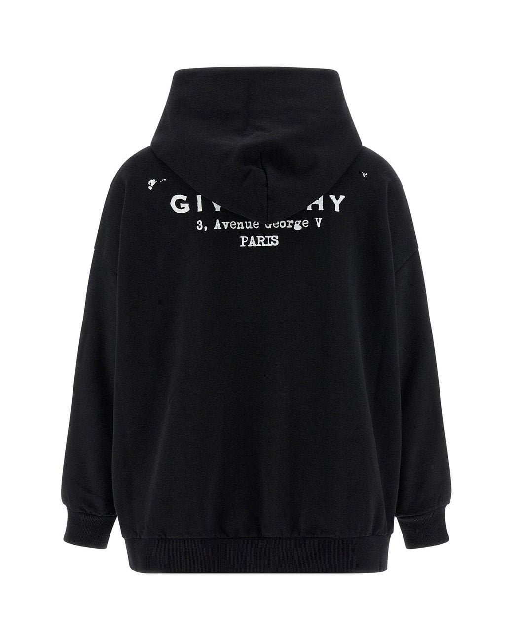 Givenchy Black Kapuzenpullover 'Logo Print'