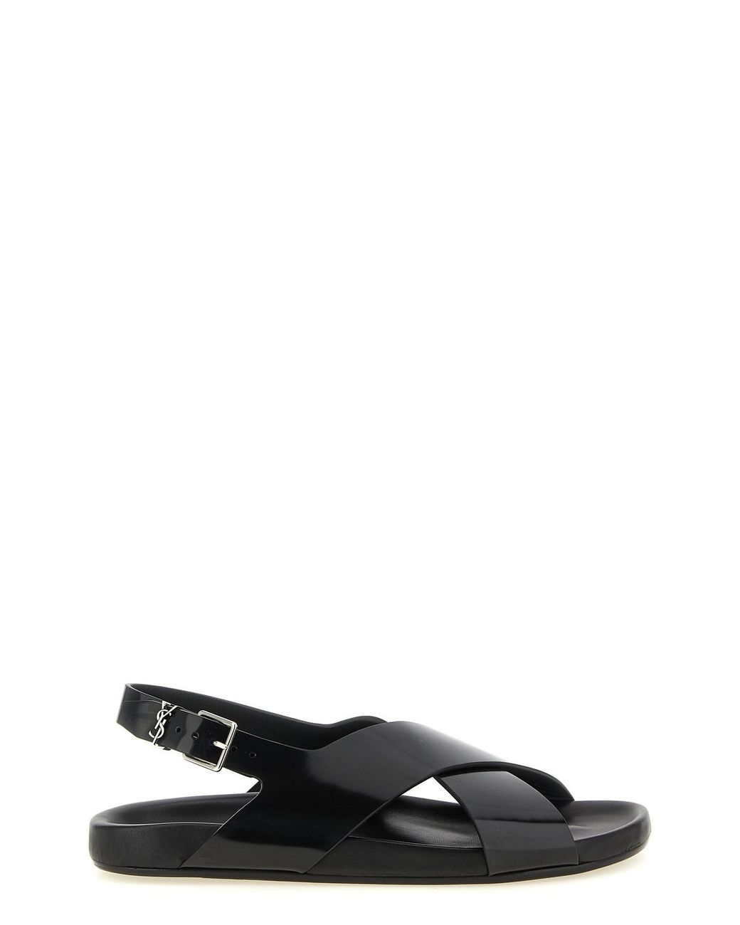 Saint Laurent Black 'helios' Sandals for men