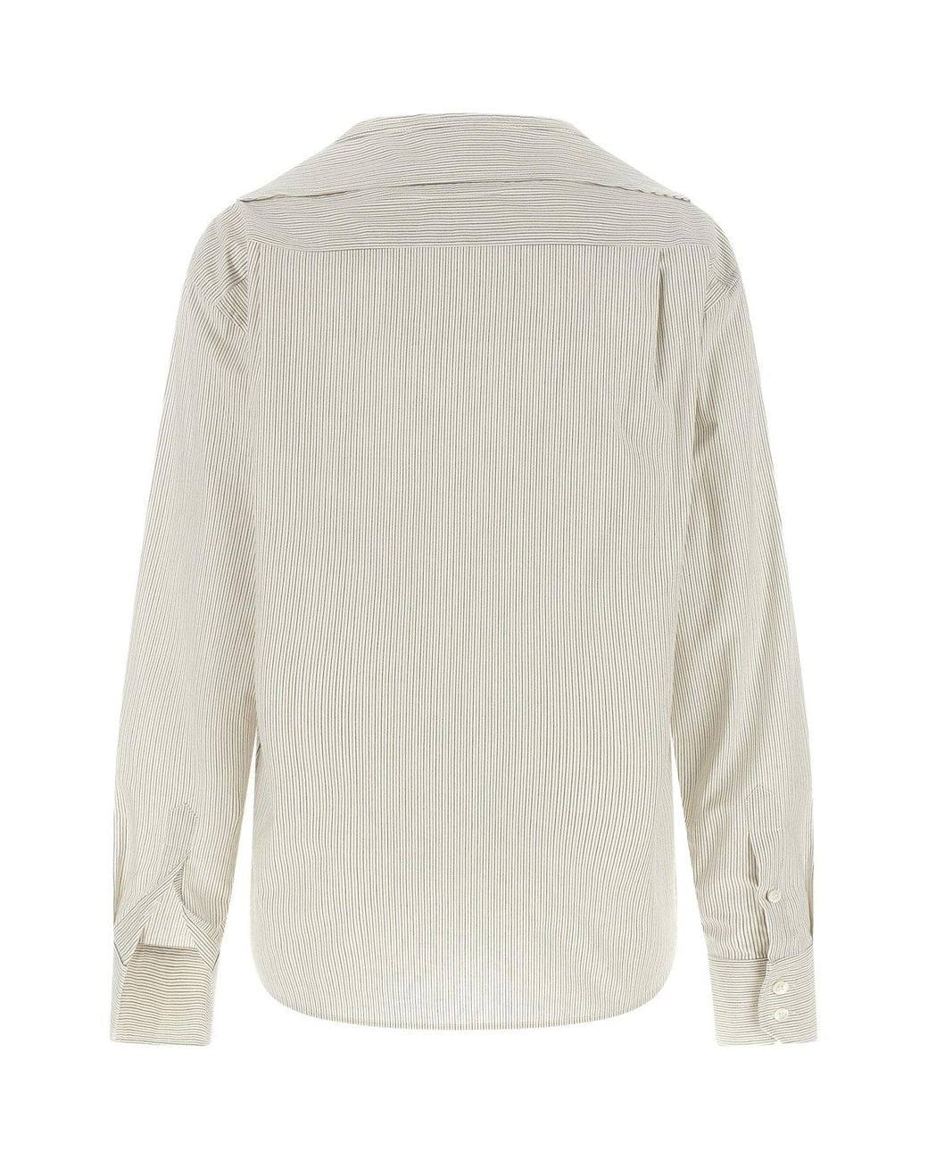 MM6 by Maison Margiela White 'Trompe L'Oeil' Shirt