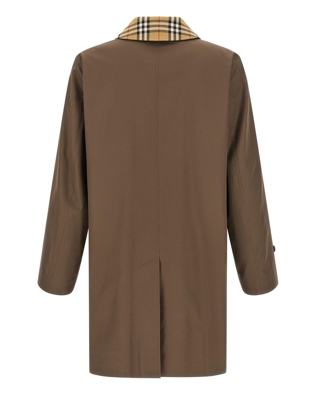Burberry Brown Car Coat 'Tottenham' for men