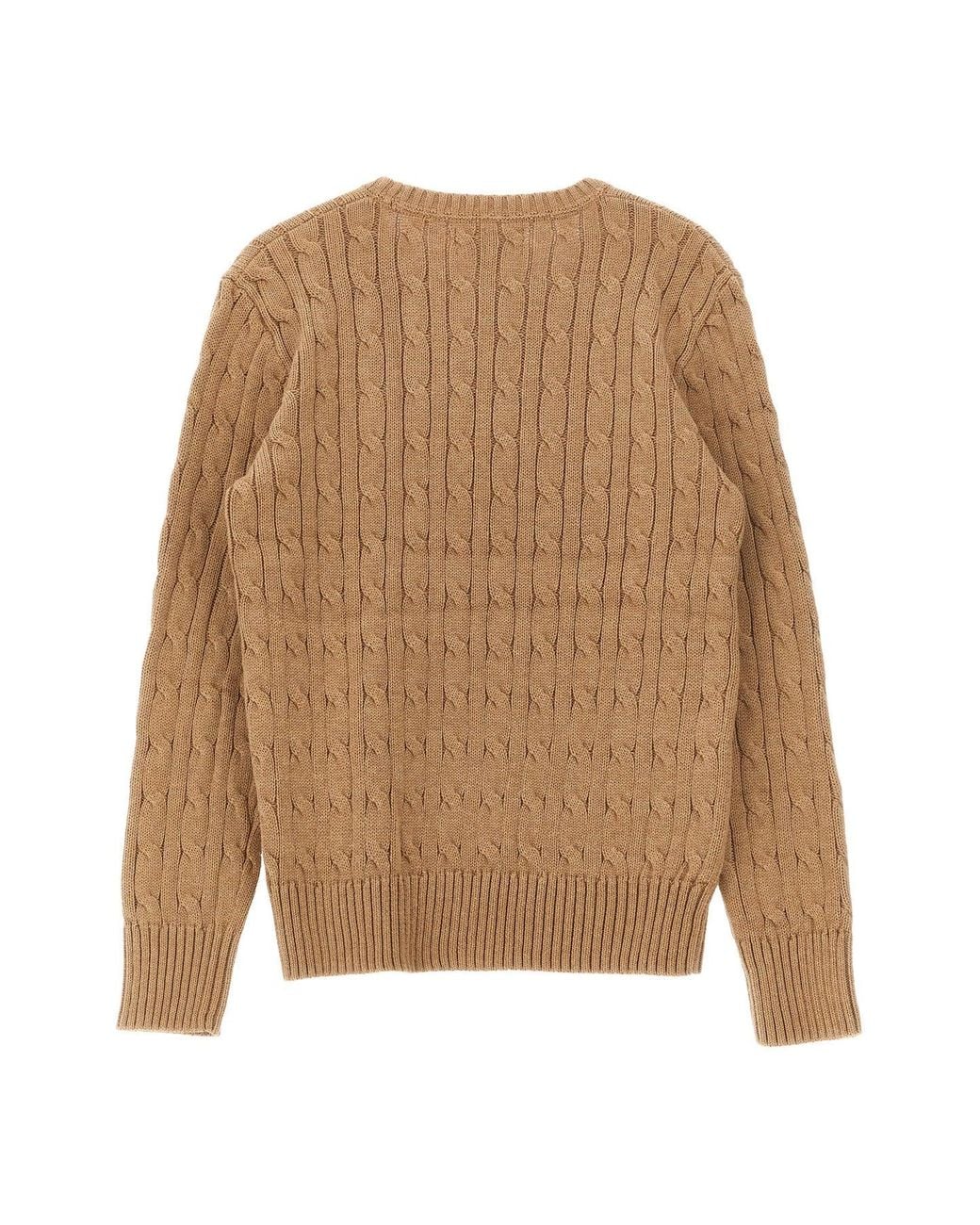 Polo Ralph Lauren Natural Cable-Knit Sweater