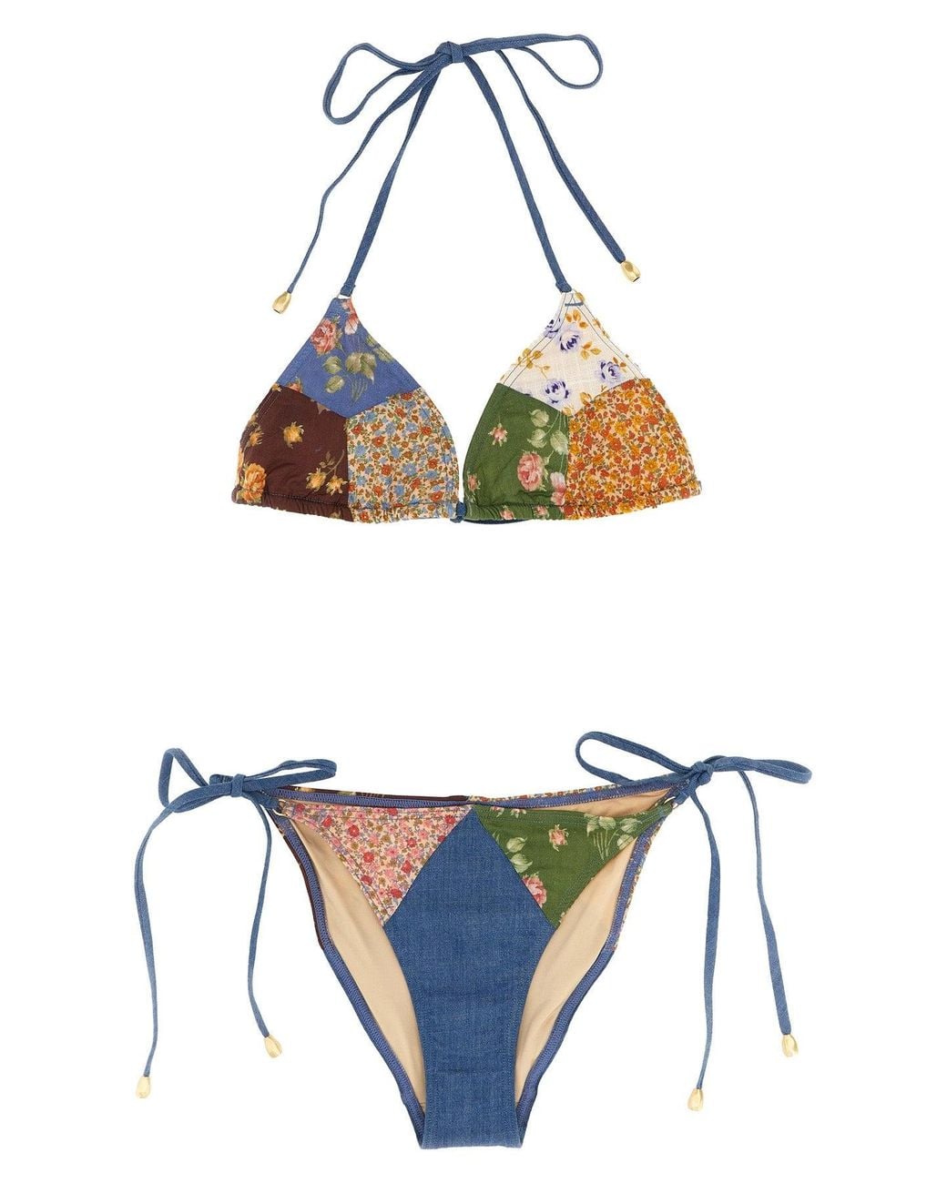 Zimmermann Multicolor Bikini 'Lucky Cotton Mini Tri'
