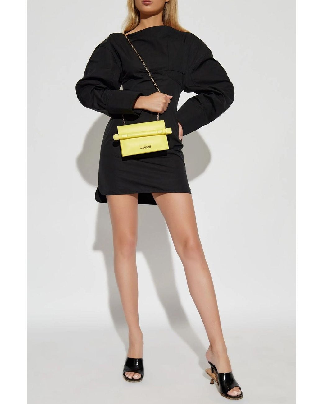 Jacquemus Black Dress 'La Robe Chemise Casaco'