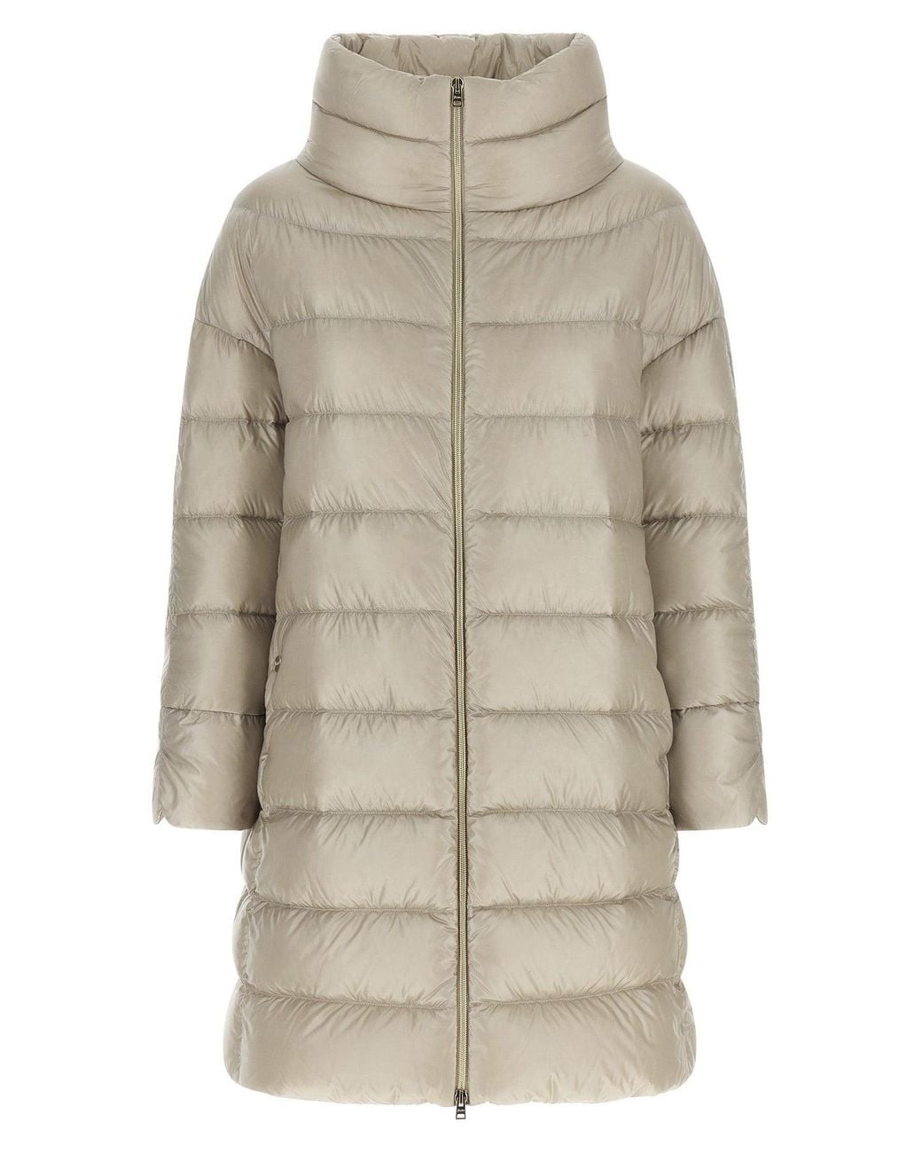 Herno Natural Matilde Funnel Neck Down Jacket