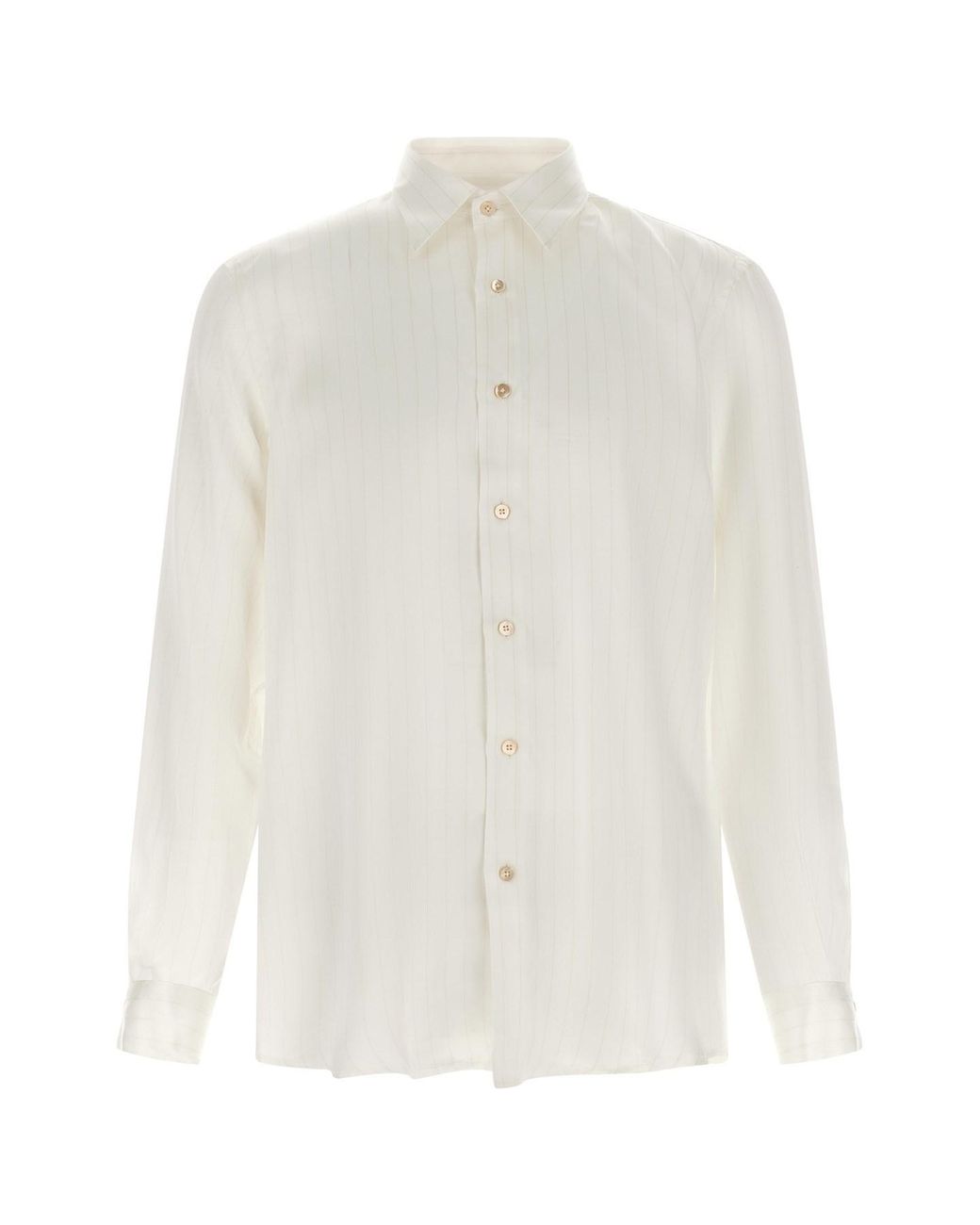 Rivvia Projects White Striped Shirt for men