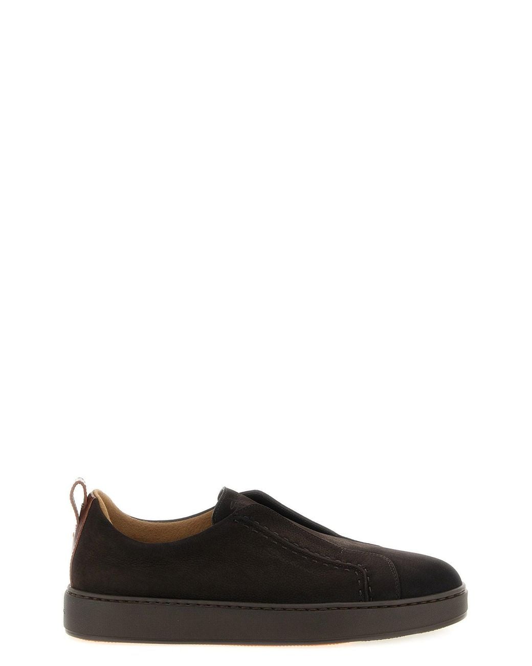 Santoni Black Victory' Sneaker for men
