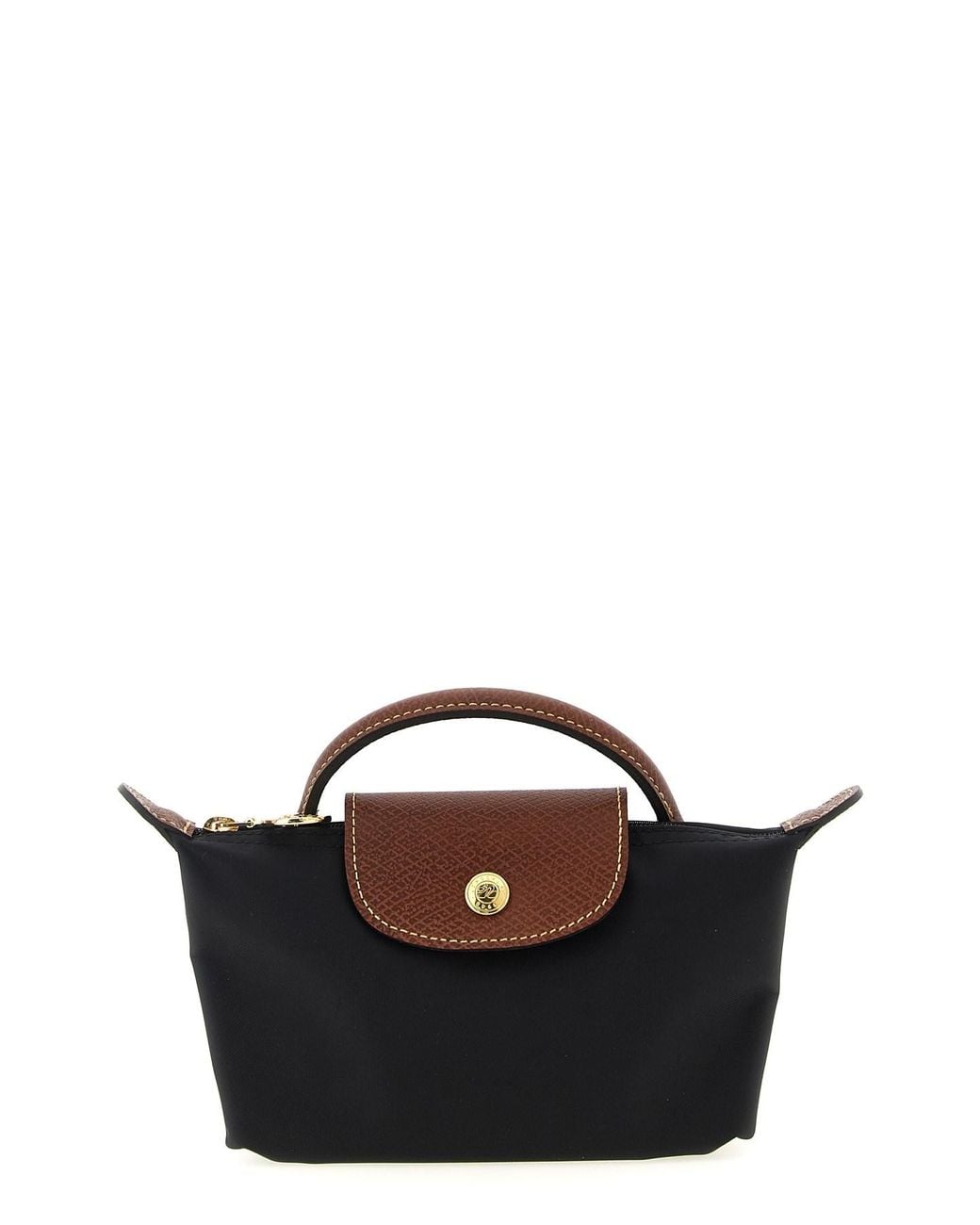 Longchamp Black 'le Pliage Original' Clutch