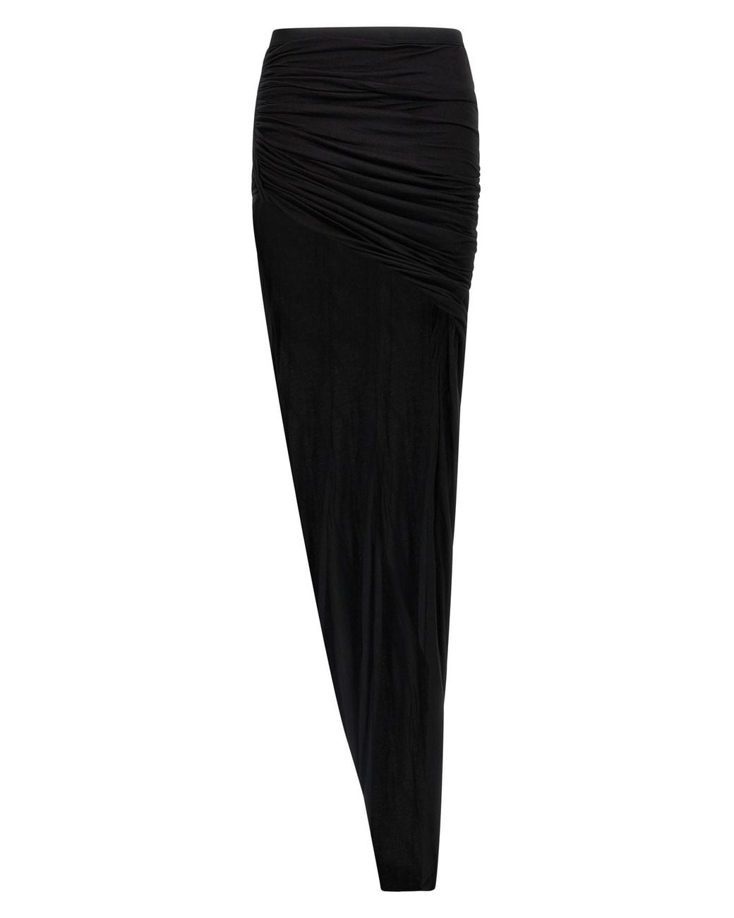 Rick Owens Black 'Soft Edfu' Skirt