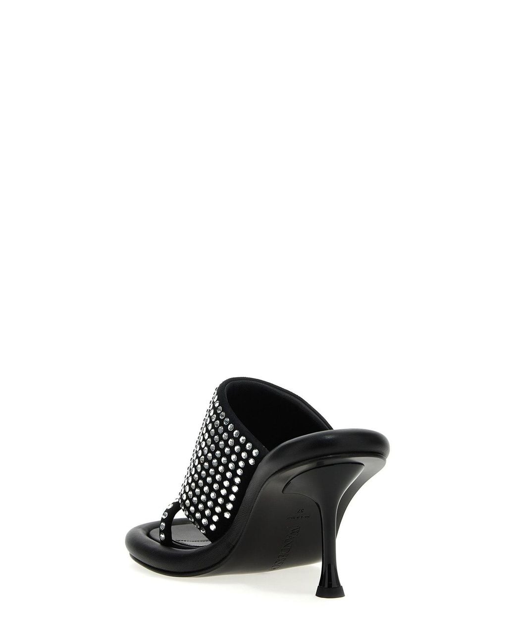 J.W. Anderson Black J. W.Anderson 'Bumper Mule Crystal' Sandals