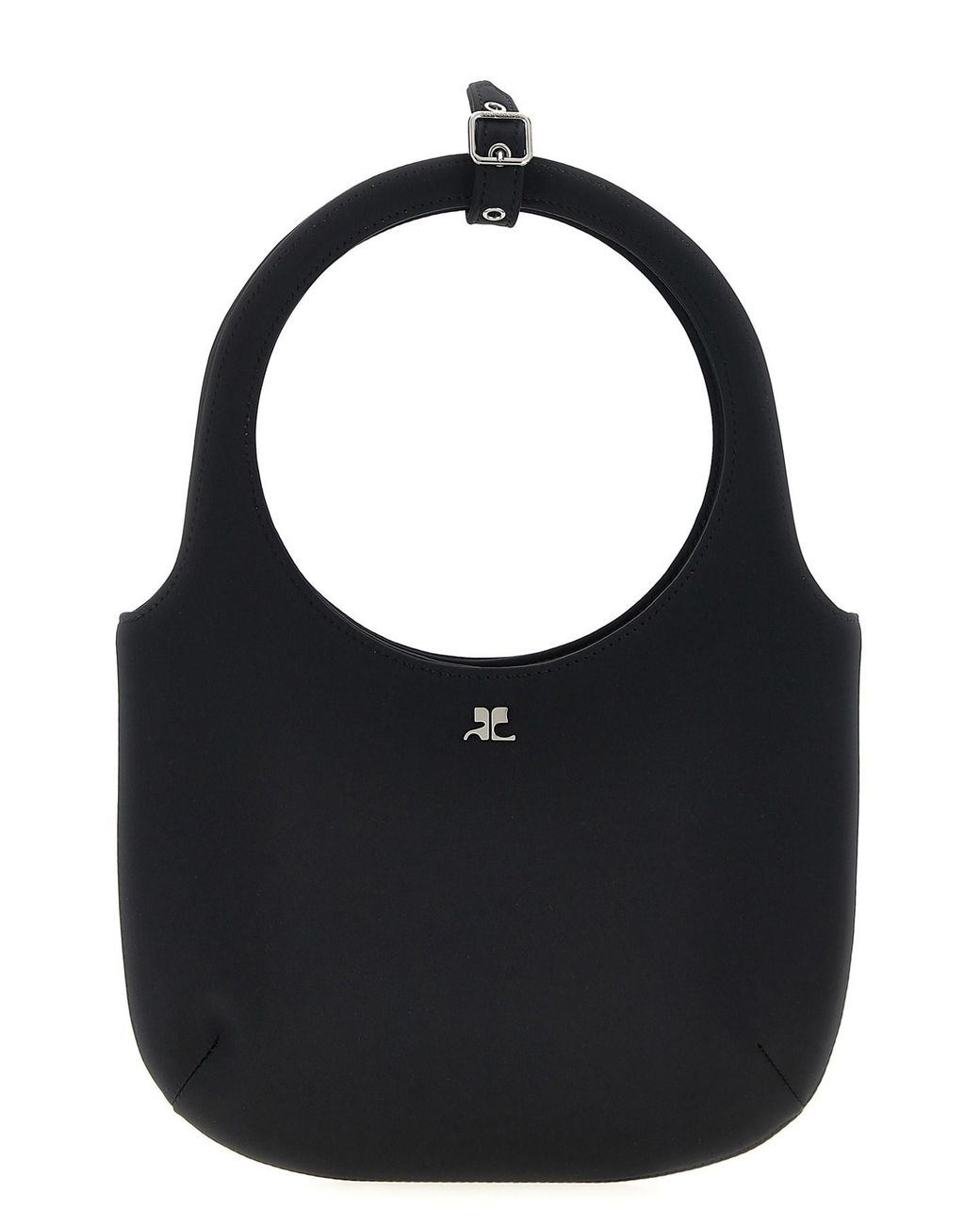 Courreges Black 'Holy' Handbag