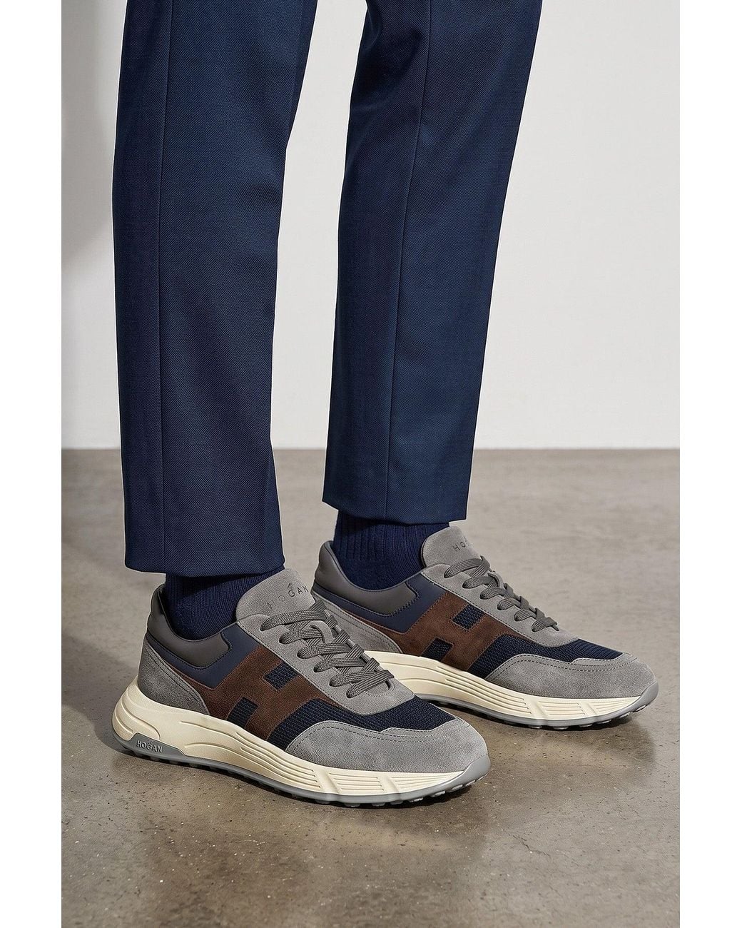 Hogan Black Hyperlight' Sneakers for men