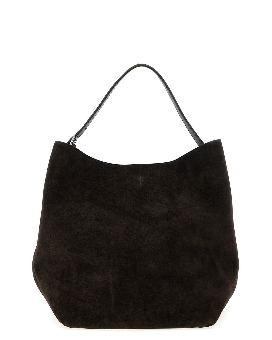 Totême Black 'belted Tote' Shoulder Bag