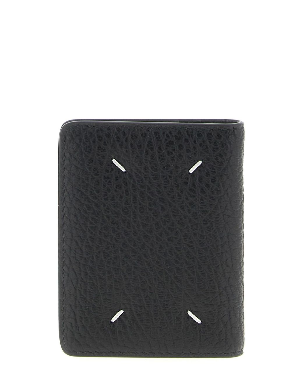 Maison Margiela Black 'stitching' Card Holder.