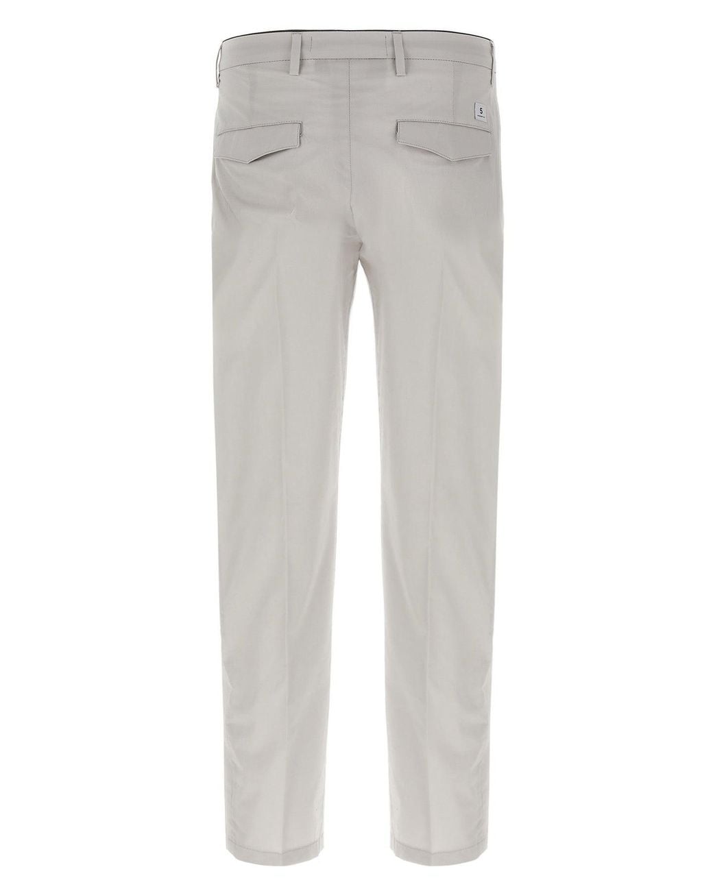 Department 5 Gray Trouser 'Prince Chino Slim Crop' for men