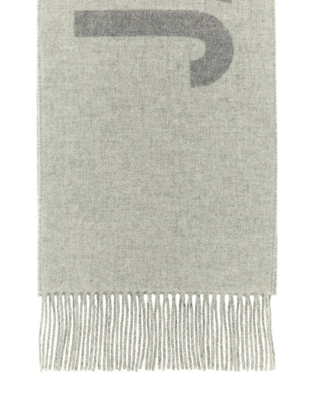 Jacquemus White 'L'Echarpe Scarf for men