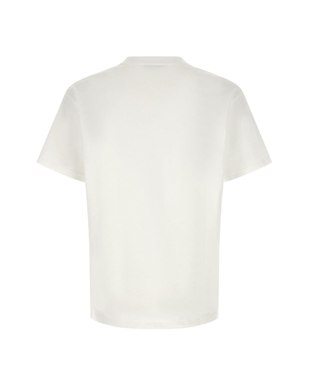 Givenchy White T-Shirt Jacquard Logo Detail for men