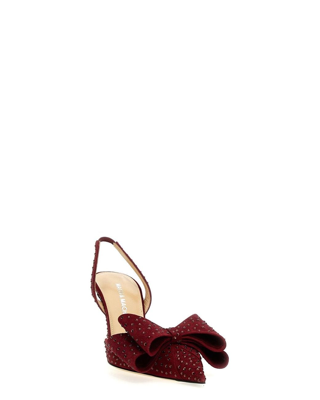 Mach & Mach Red 'Le Cadeau' Slingback Pumps