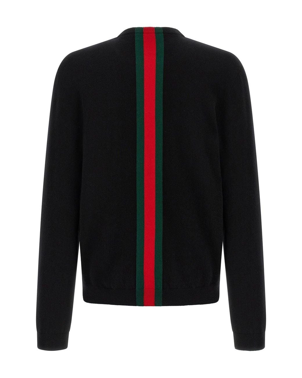 Gucci Kaschmirpullover Mit Webstreifen in Black für Herren