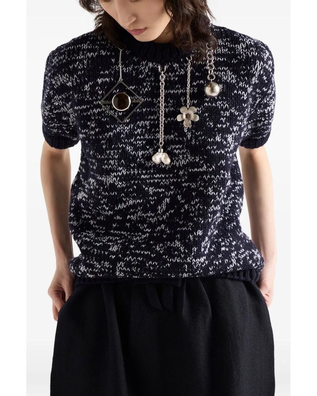 Prada Black Sweater 'Girocollo Mc'