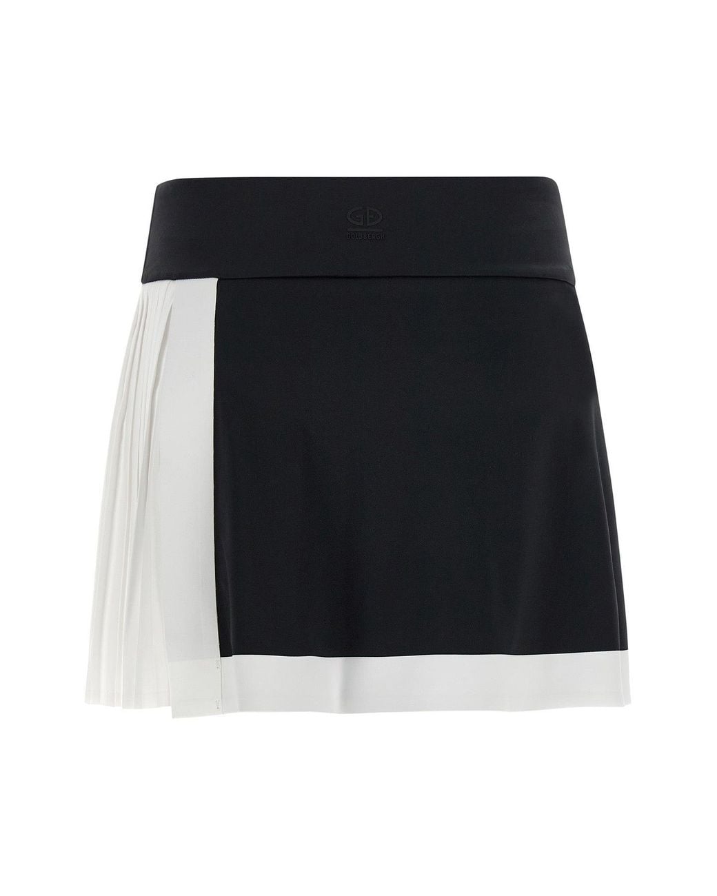 Goldbergh Black Skort With Asymmetrical Pleats