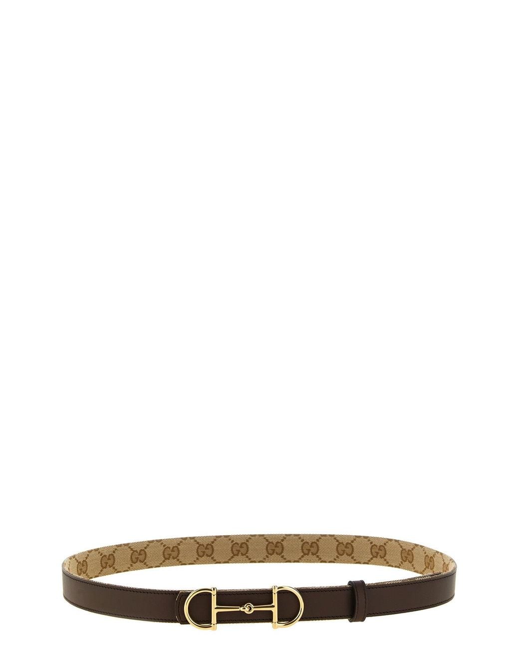 Gucci Black Reversible 'Horsebit' Belt