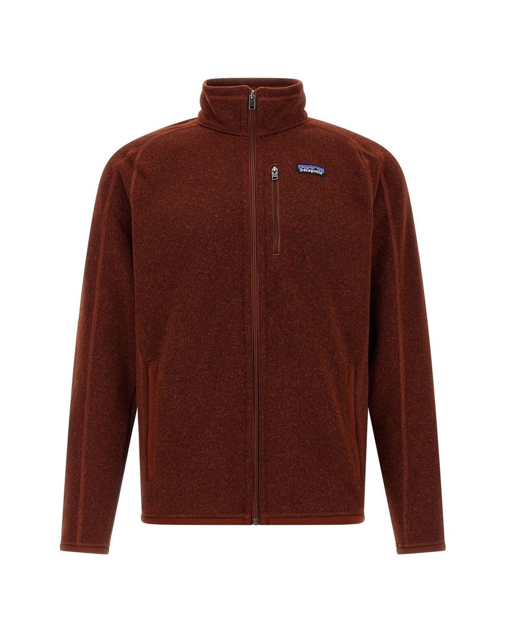 Patagonia Red Jacket With Knit-Effect Texture for men