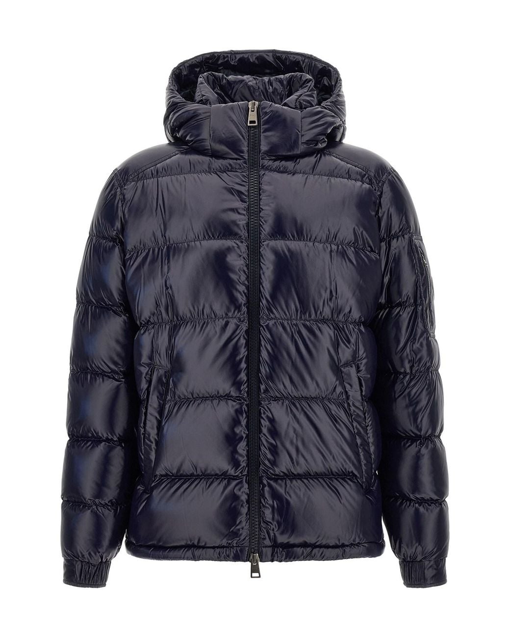 Herno Blue Quilted Down Jacket for men