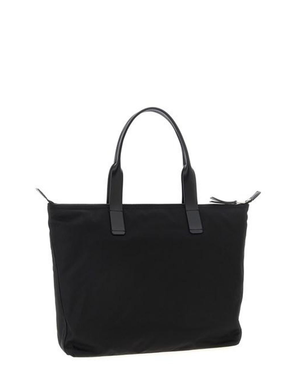 Media Logo Patch Shopping Bag Tote Nero-Uomo di Dolce & Gabbana in Black da Uomo