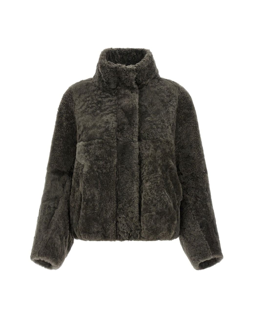 Brunello Cucinelli Black Cropped Fur