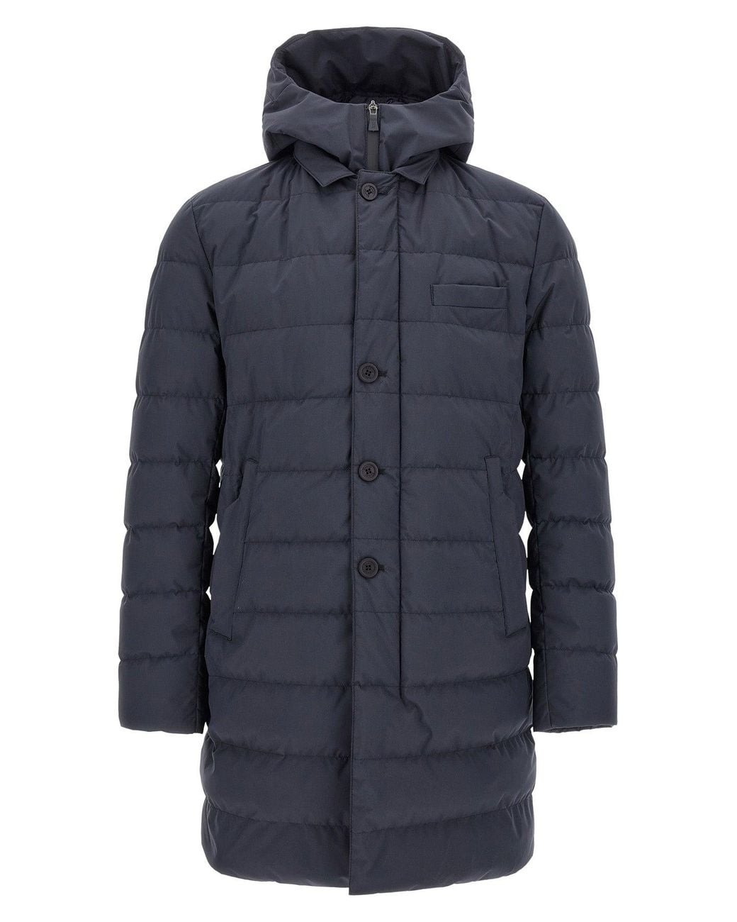 Herno Blue Piumino Medio' Padded Jacket for men