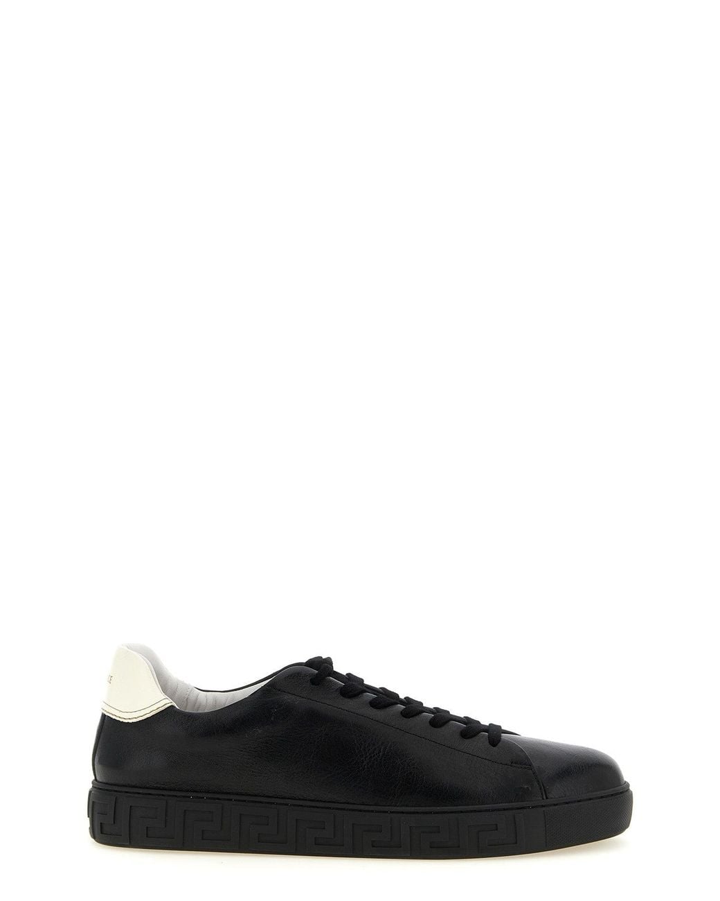 Versace Black 'Greca' Sneakers for men