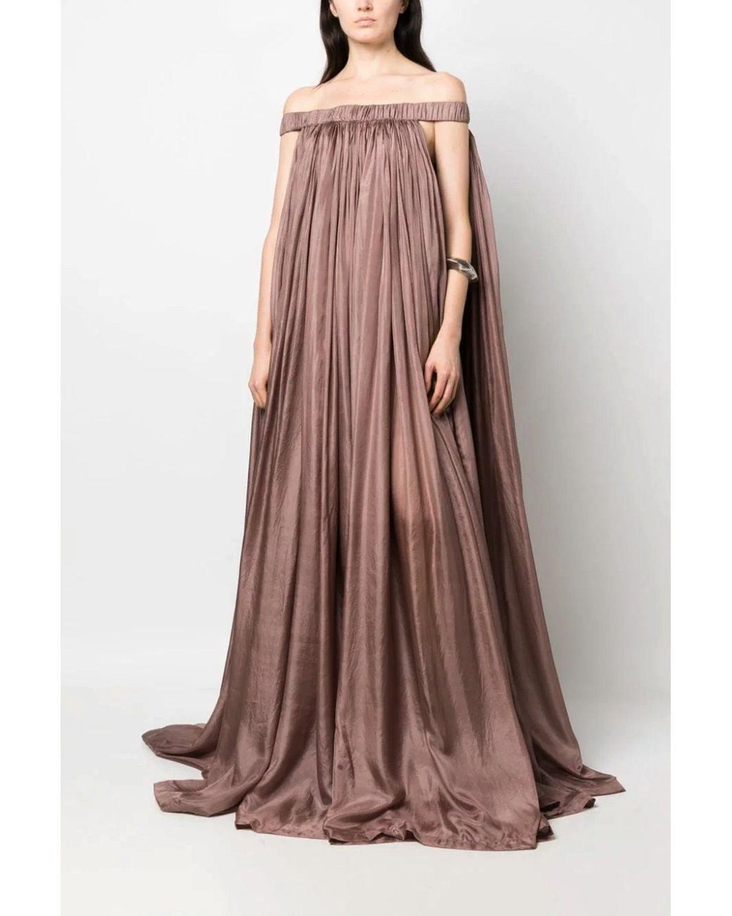 Rick Owens Brown Long Dress 'Medusa Gown'