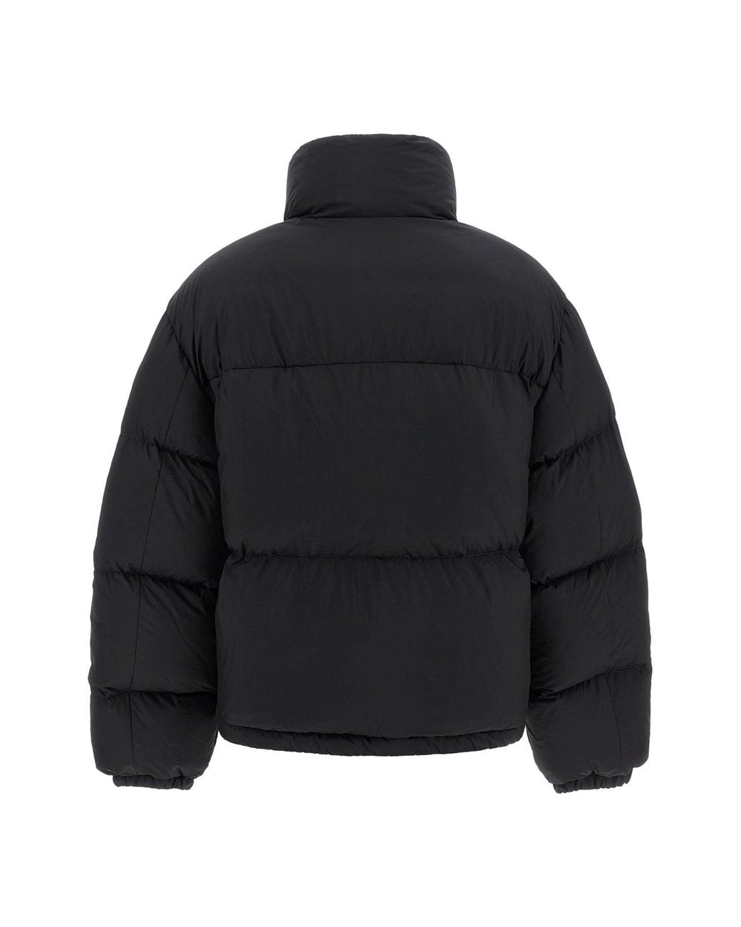 Canada Goose Black Puffer Jacket With Horizontal Quilting
