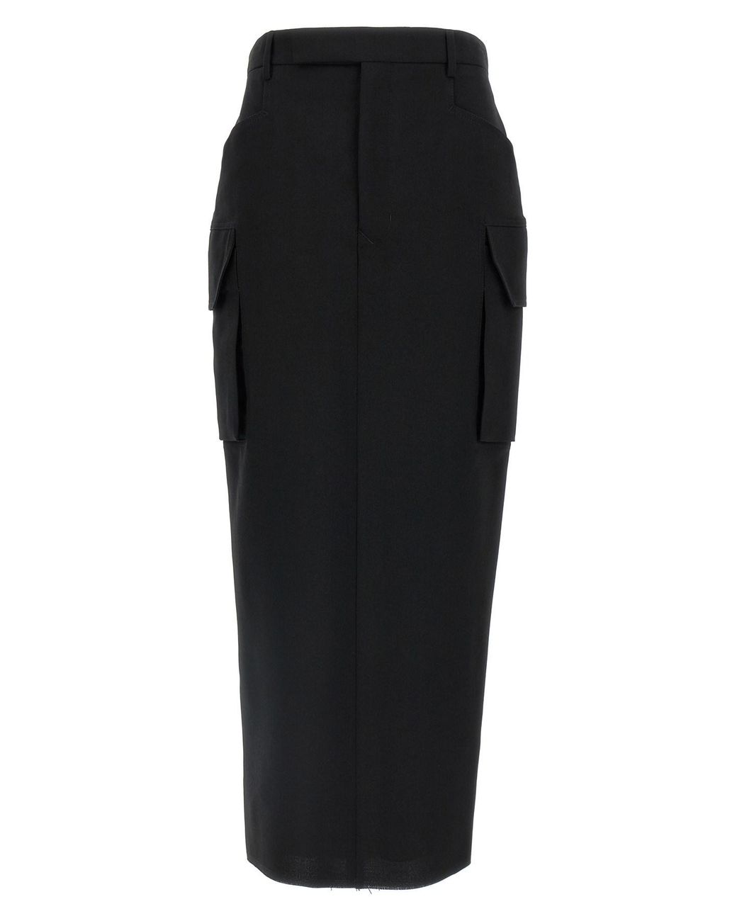 Rick Owens Black 'Firebanks' Skirt