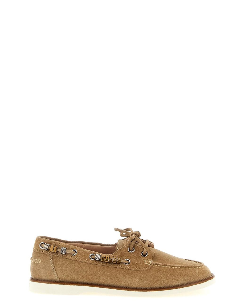 Pinko Brown 'grace 01' Boat Shoe