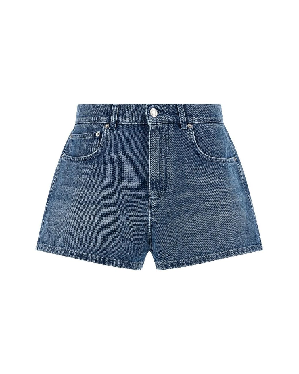 Moschino Blue 'heart' Shorts