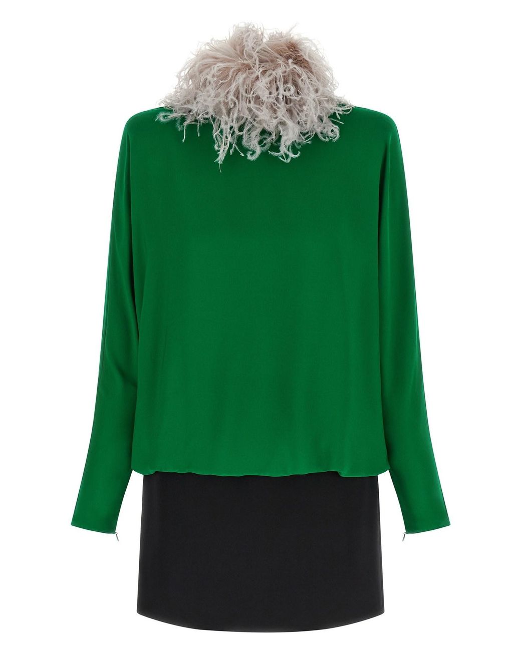 Valentino Garavani Green Georgette Dress