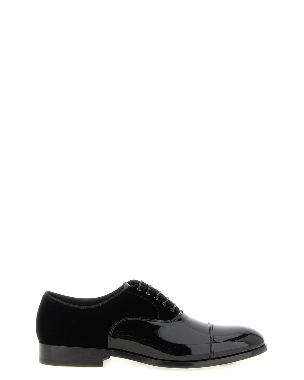 Stringata Oxford di Doucal's in Black da Uomo