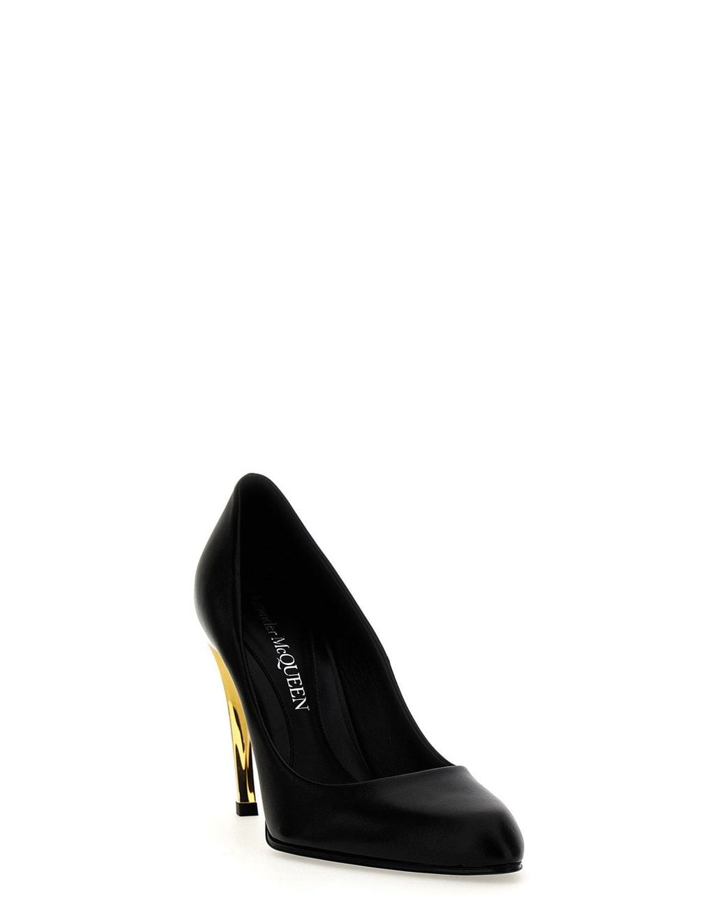 McQueen Black Pumps 'Armadillo'