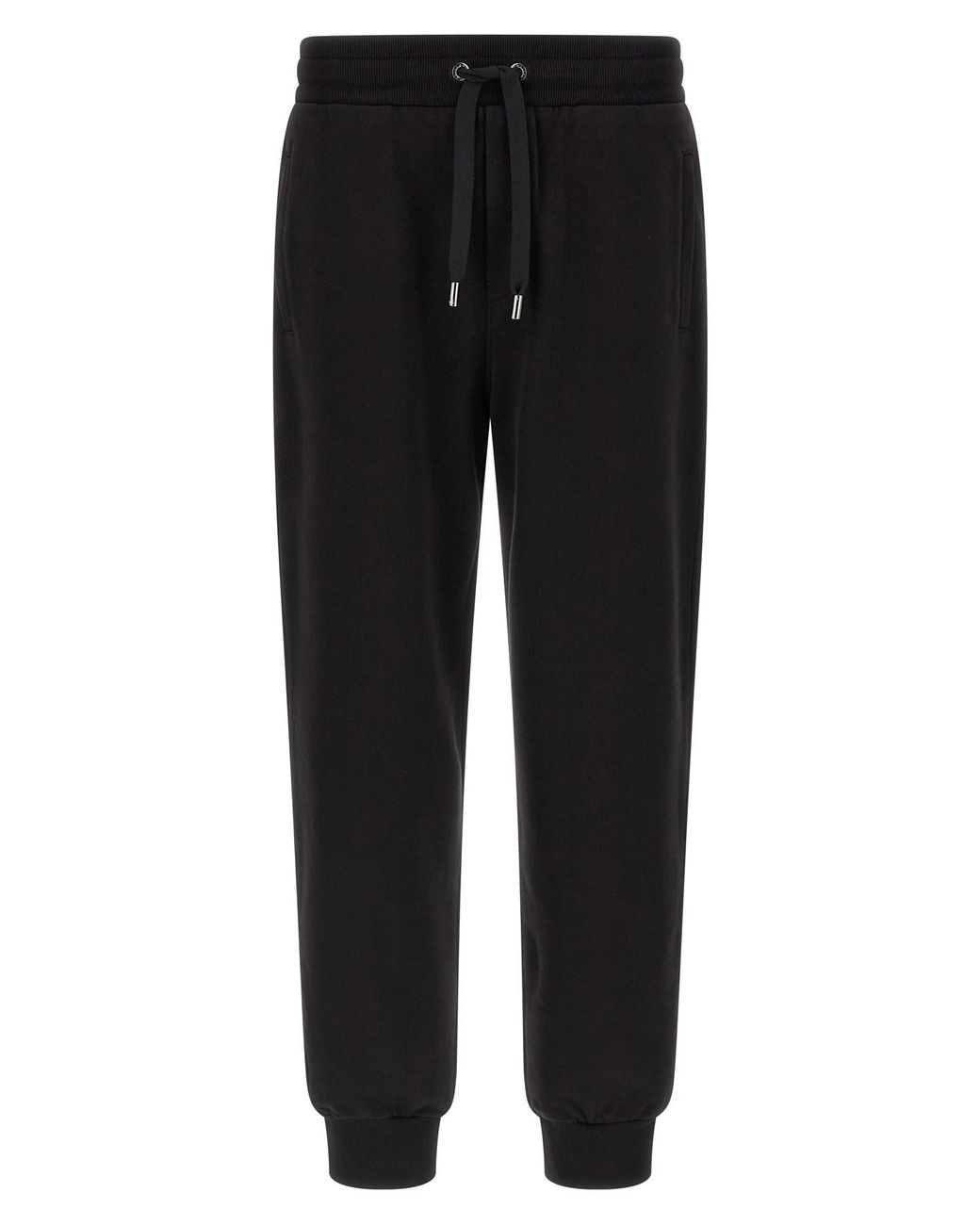 Dolce & Gabbana Black 'dg' Patch Joggers for men
