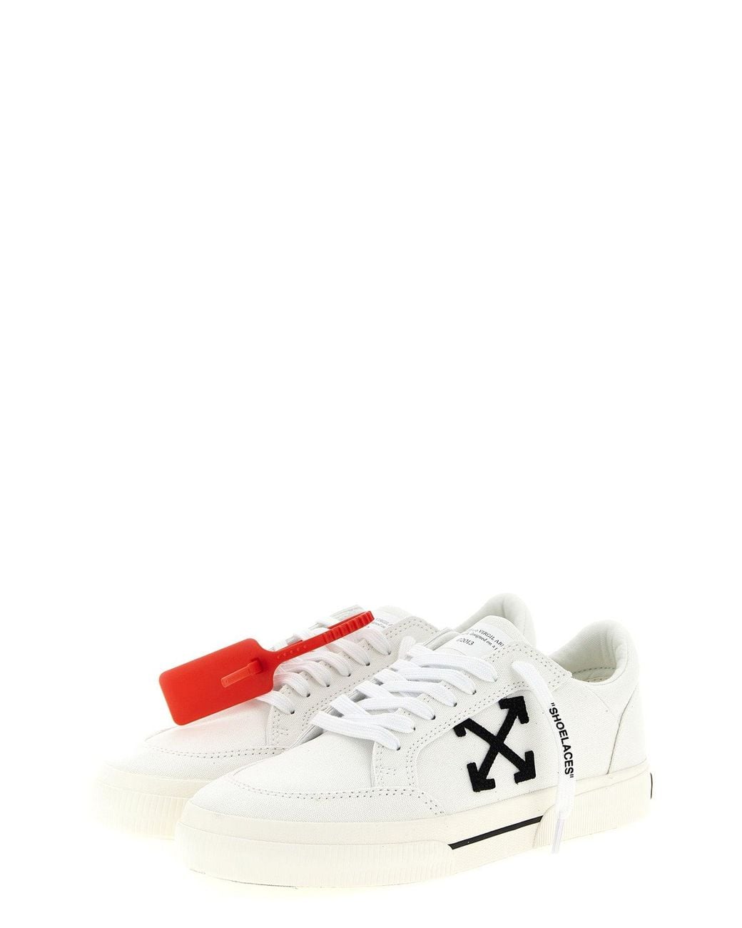 Off-White c/o Virgil Abloh White 'Vulcanized' Sneakers for men