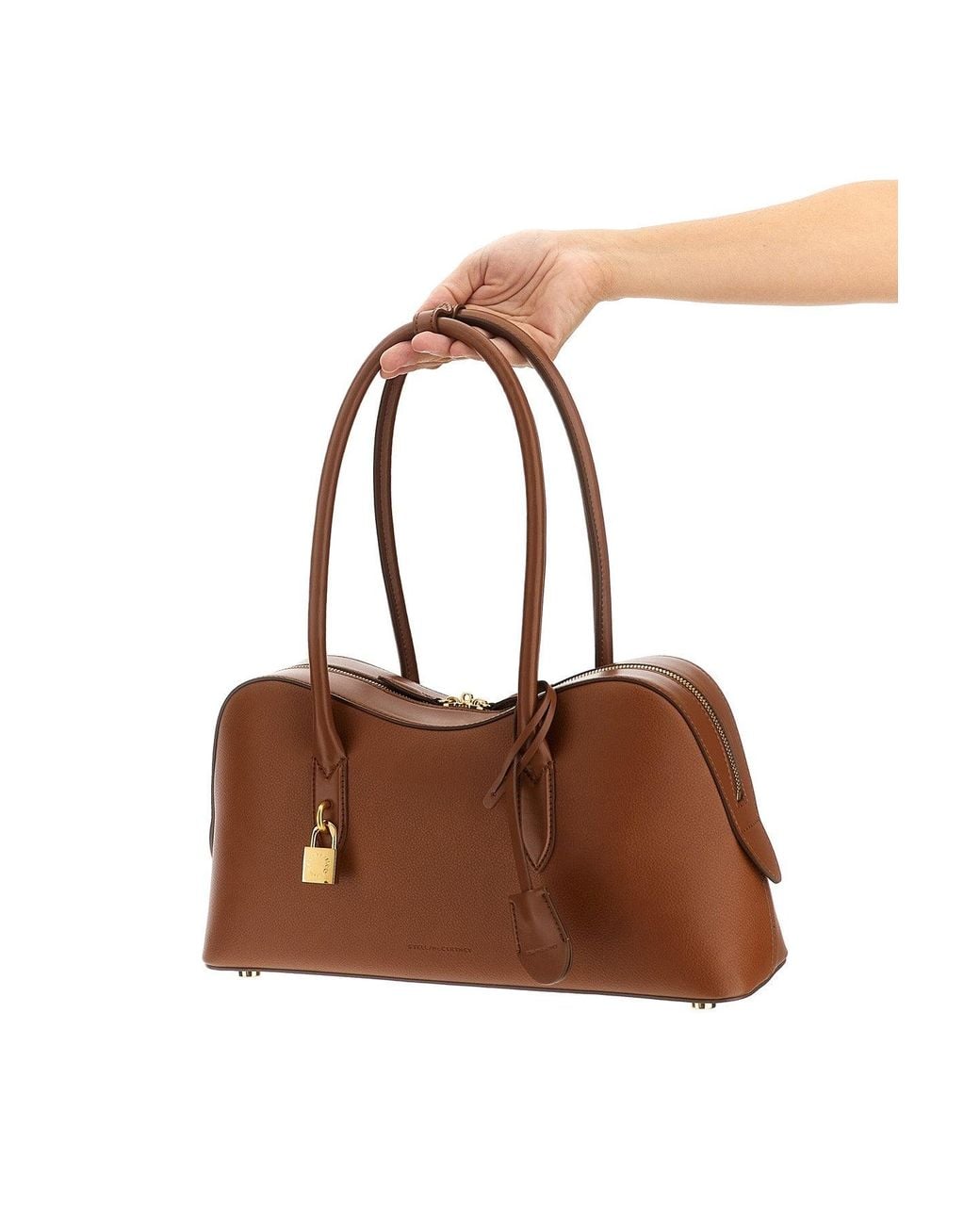 Stella McCartney Brown 'Ryder' Shoulder Bag