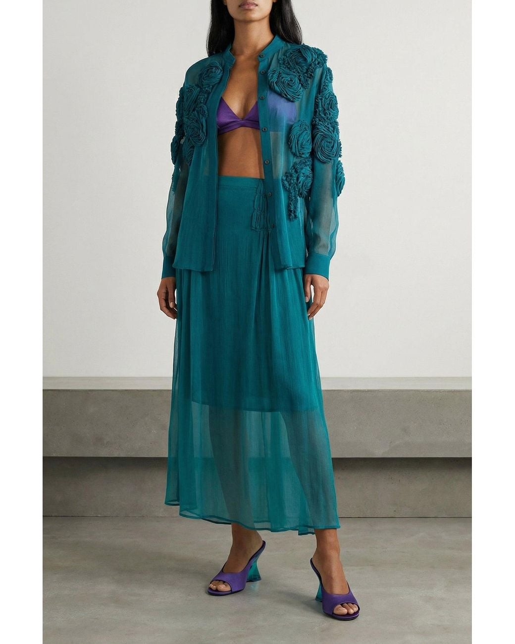 Dries Van Noten Green 'Chowsa' Shirt